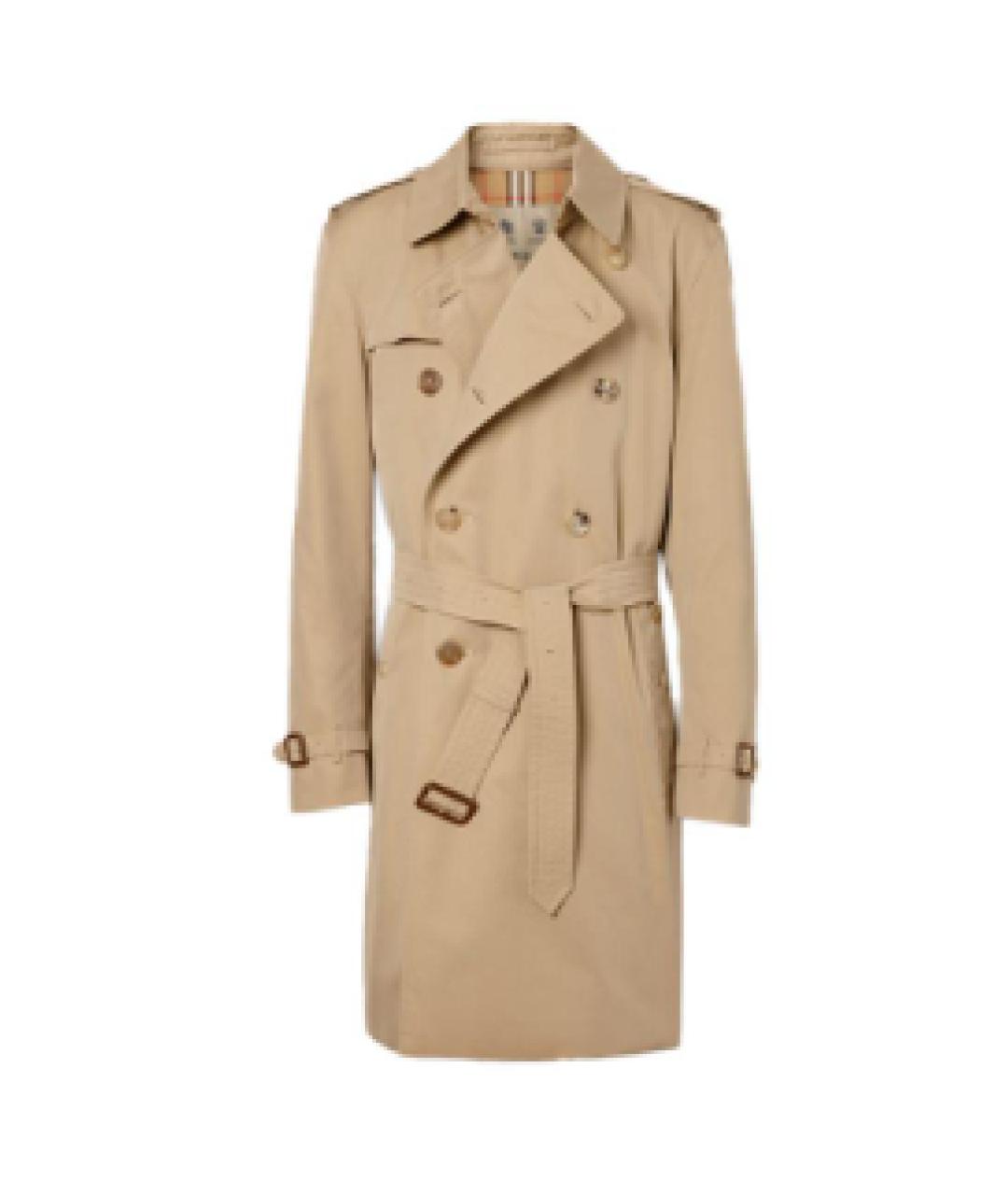 BURBERRY Бежевый тренч / плащ, фото 1