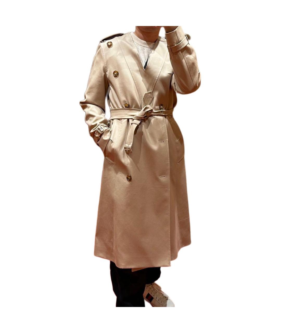 BURBERRY Бежевый тренч / плащ, фото 2