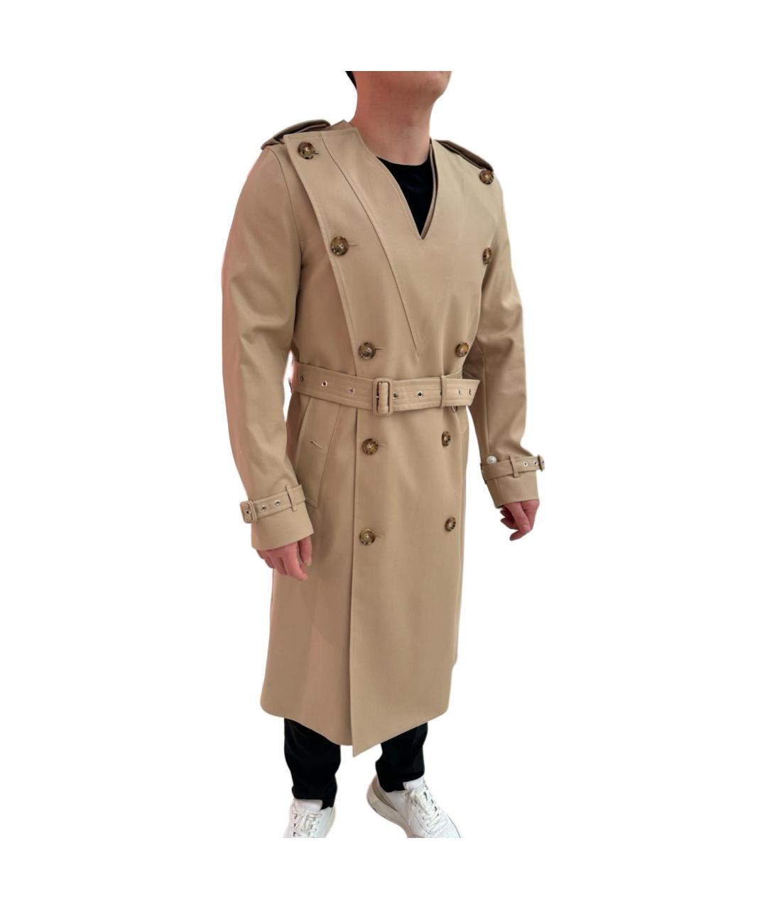 BURBERRY Бежевый тренч / плащ, фото 4