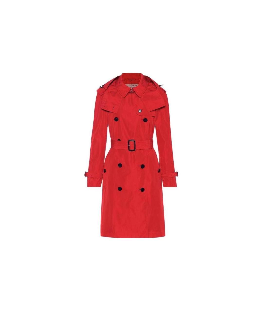 BURBERRY Красный тренч/плащ, фото 7