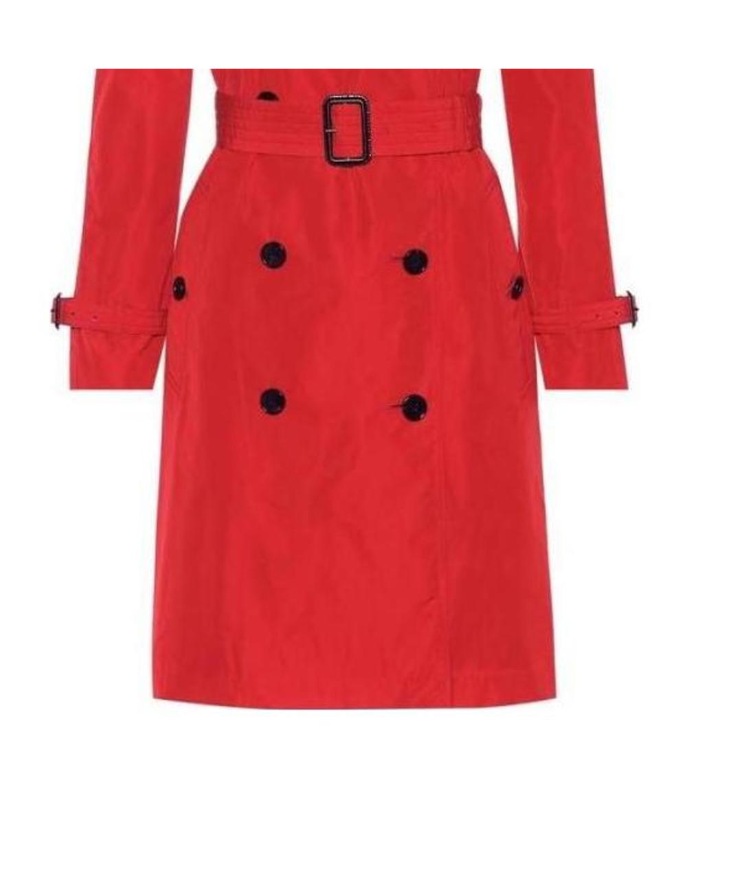 BURBERRY Красный тренч/плащ, фото 5
