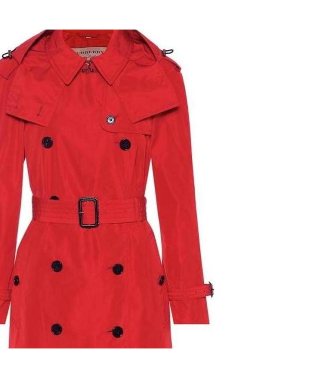 BURBERRY Красный тренч/плащ, фото 6
