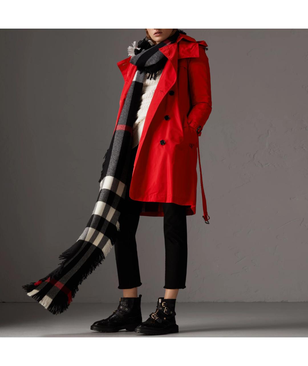 BURBERRY Красный тренч/плащ, фото 3