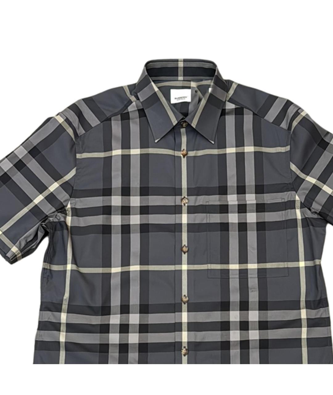 BURBERRY Мульти хлопковая кэжуал рубашка, фото 2
