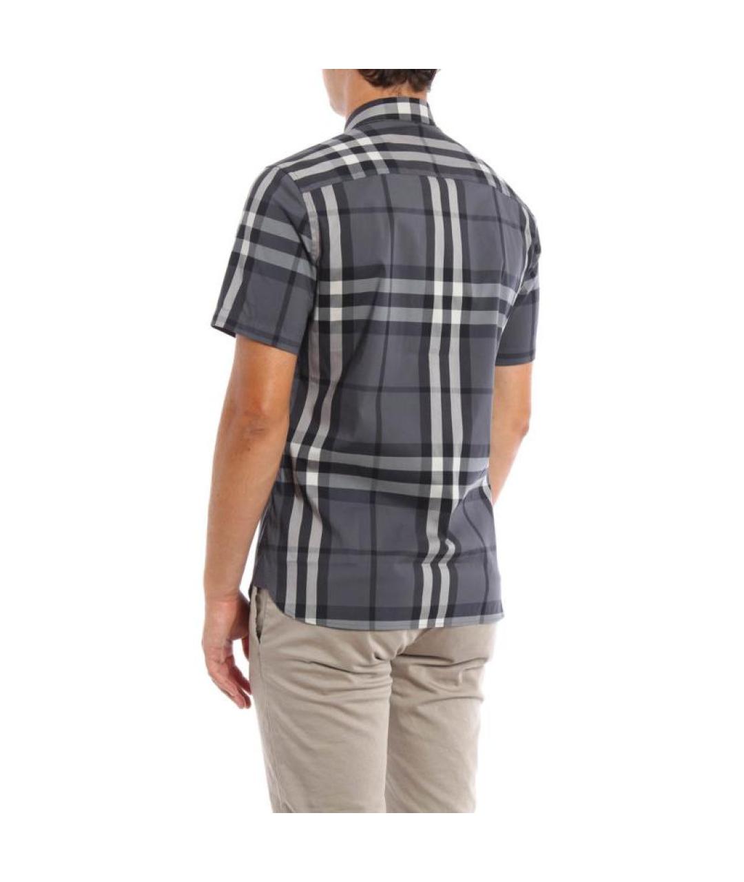 BURBERRY Мульти хлопковая кэжуал рубашка, фото 4