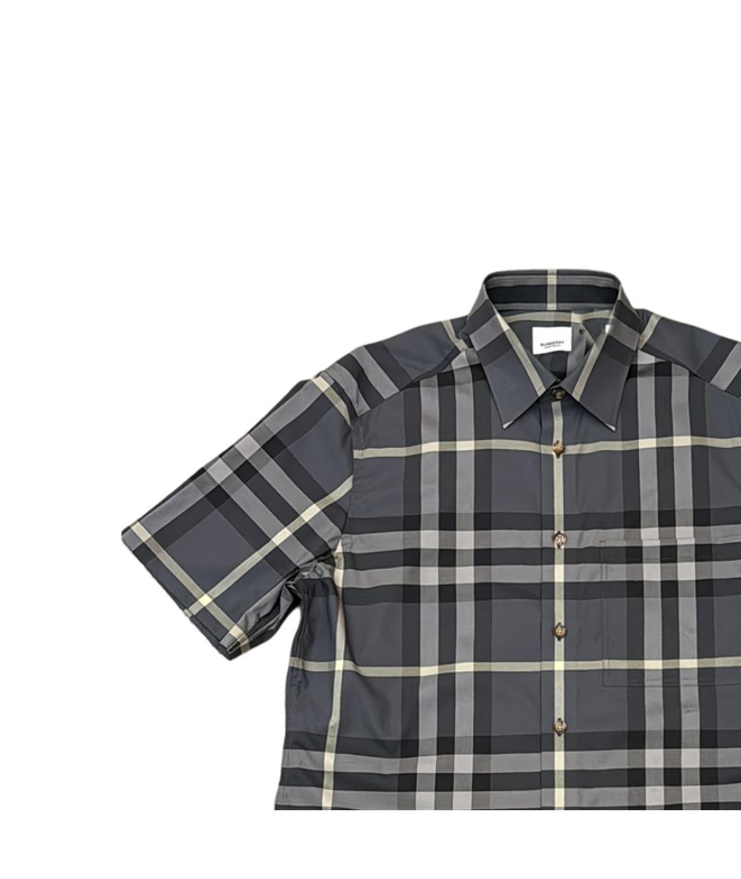 BURBERRY Мульти хлопковая кэжуал рубашка, фото 5