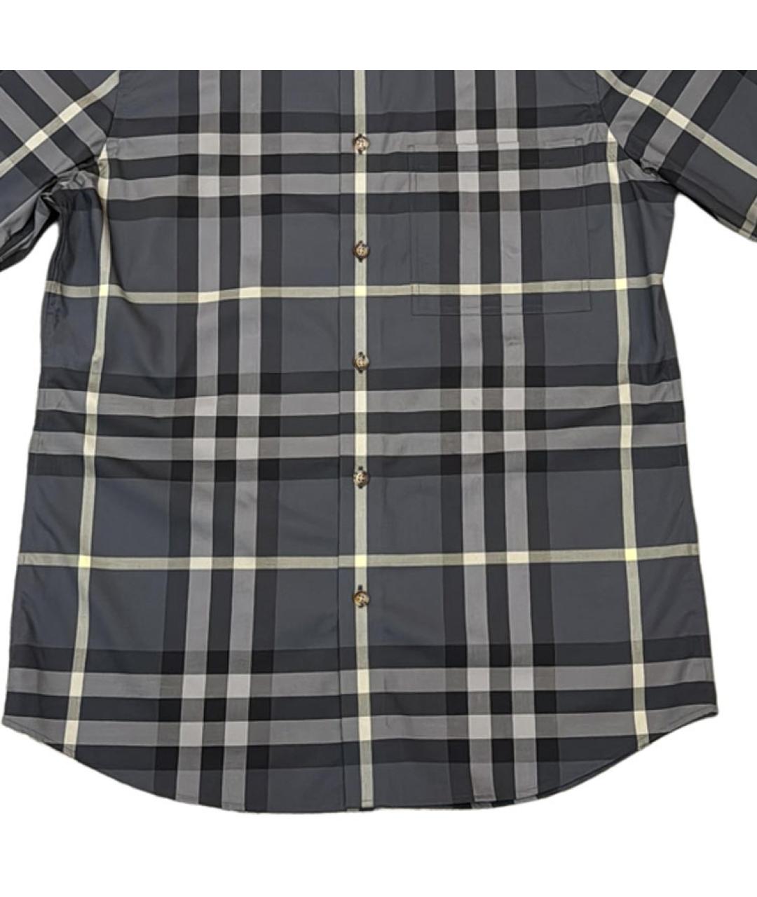 BURBERRY Мульти хлопковая кэжуал рубашка, фото 9