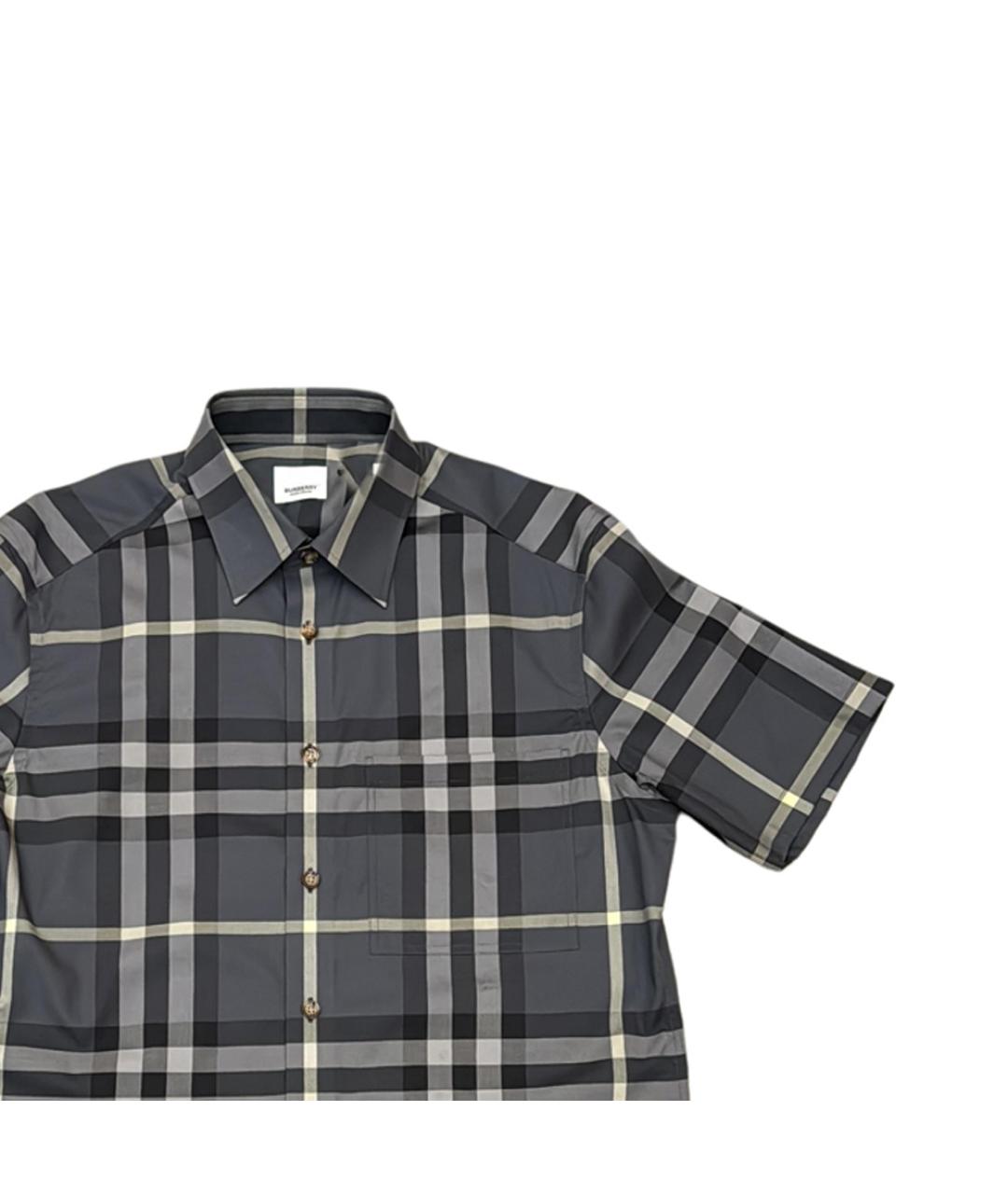 BURBERRY Мульти хлопковая кэжуал рубашка, фото 8