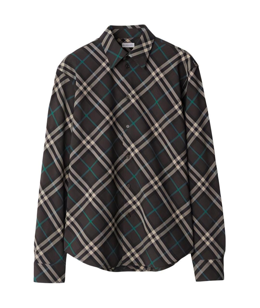 BURBERRY Мульти хлопковая кэжуал рубашка, фото 1