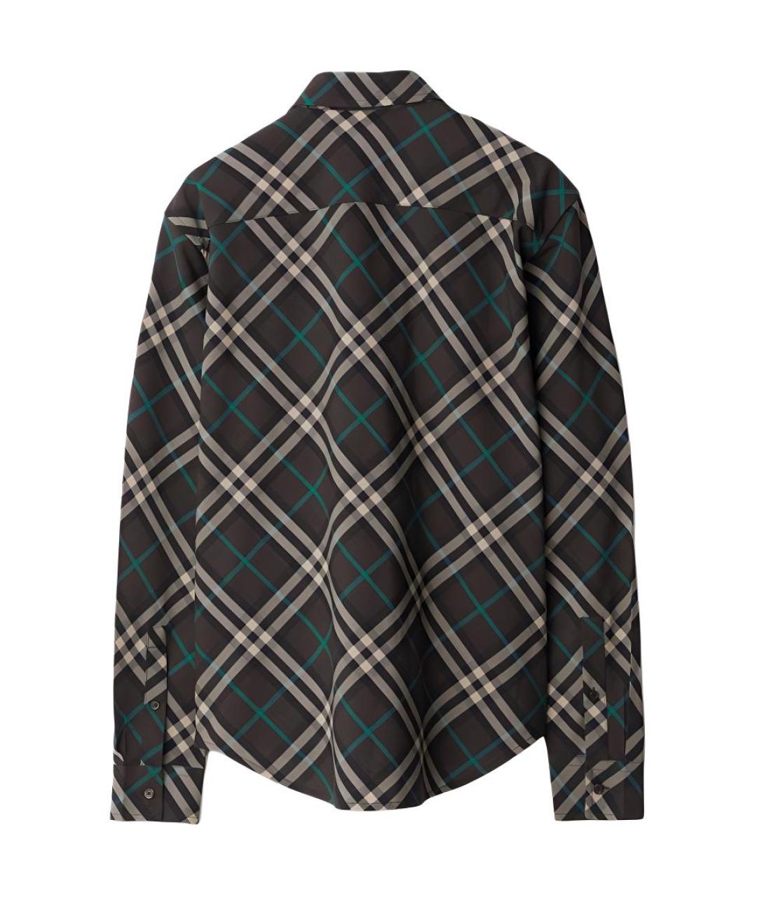 BURBERRY Мульти хлопковая кэжуал рубашка, фото 2