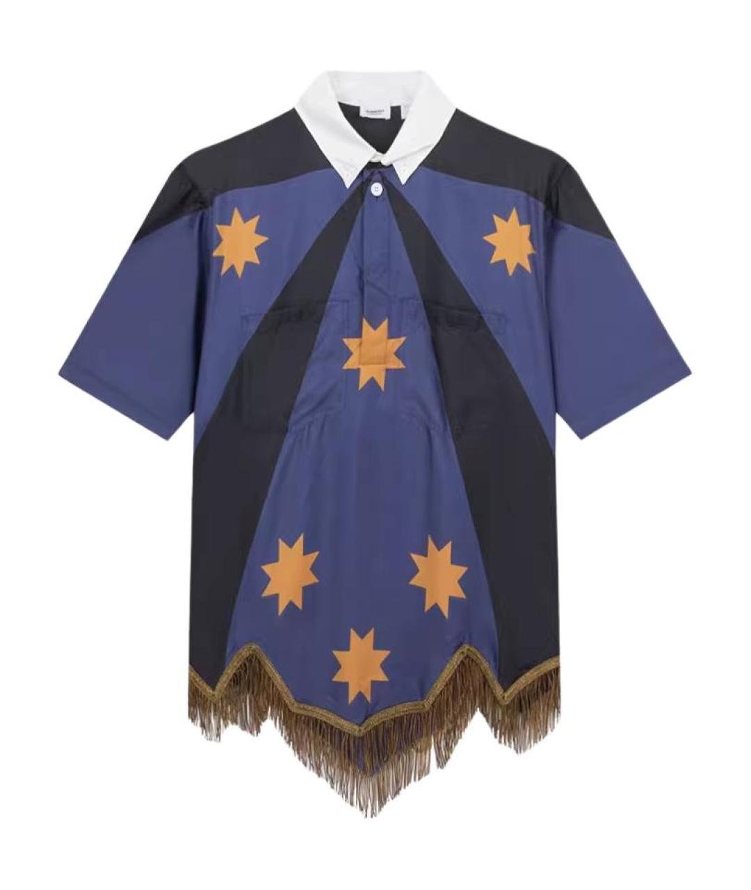 BURBERRY Темно-синяя футболка, фото 1