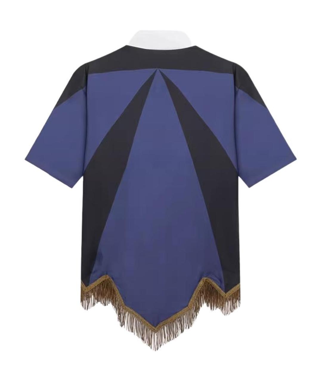 BURBERRY Темно-синяя футболка, фото 2