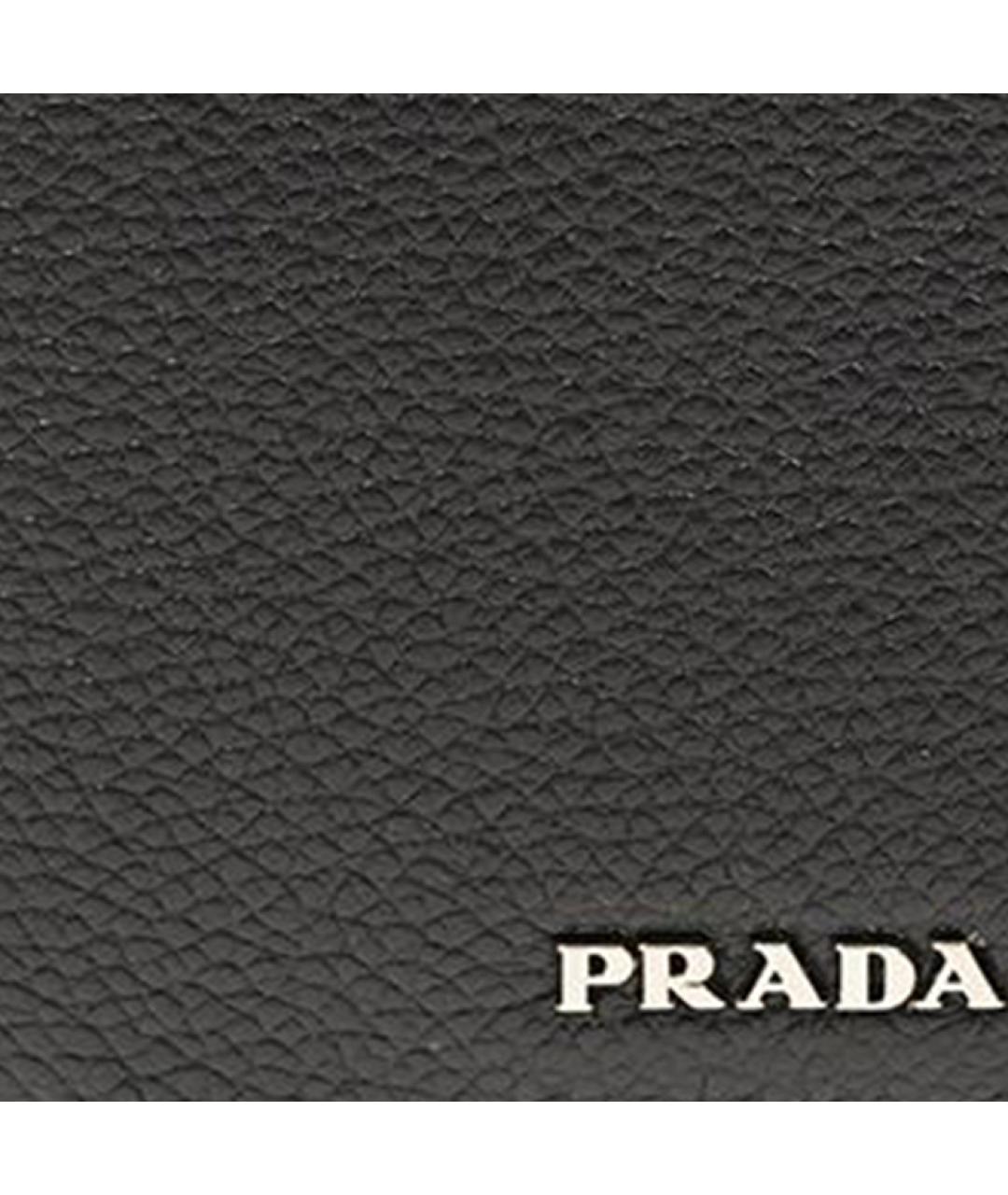 PRADA Черный кожаный кардхолдер, фото 5