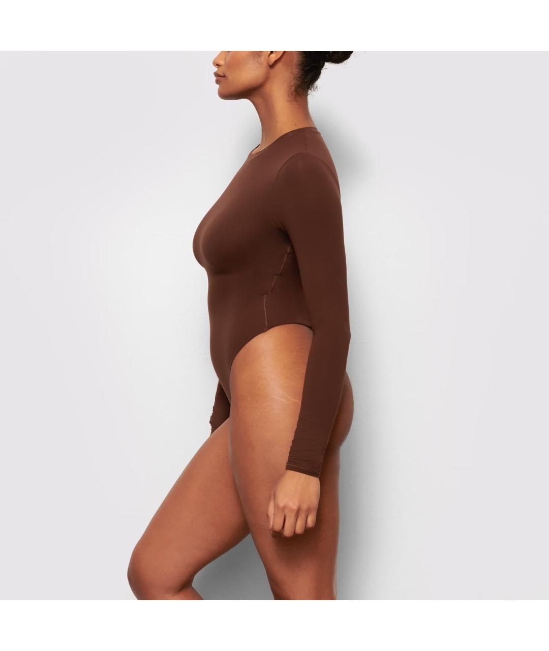 SKIMS Коричневое боди, фото 3