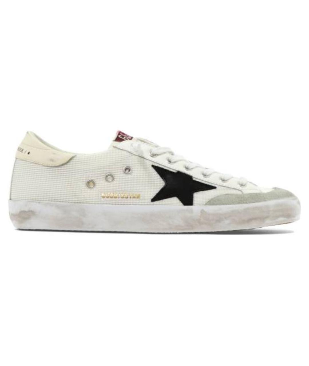 GOLDEN GOOSE DELUXE BRAND Белые низкие кроссовки / кеды, фото 1