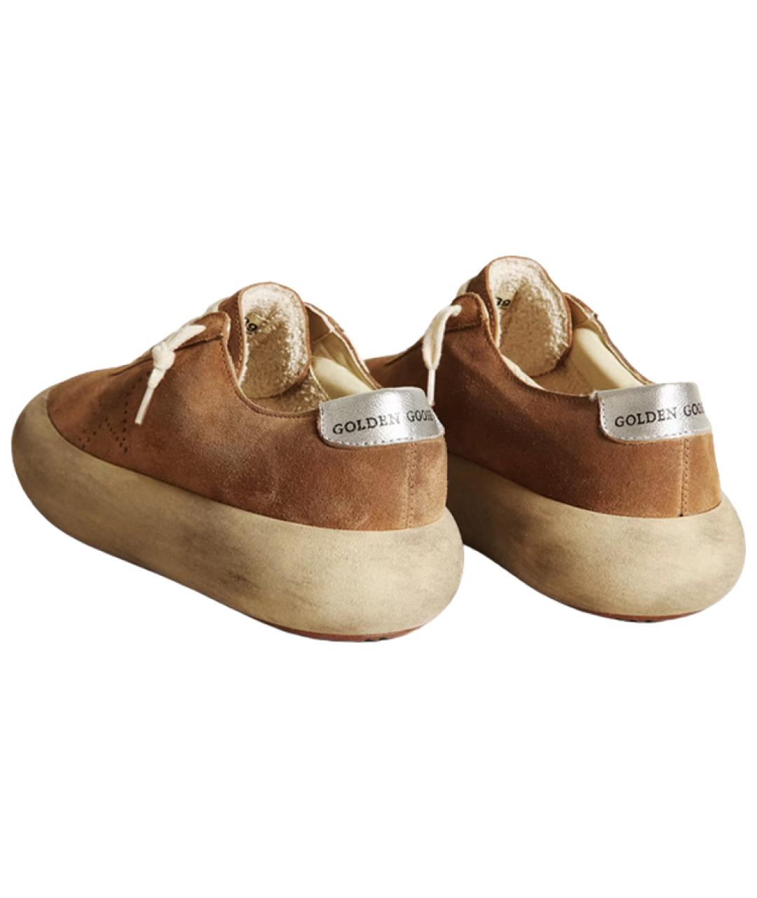 GOLDEN GOOSE DELUXE BRAND Коричневые замшевые кеды, фото 3