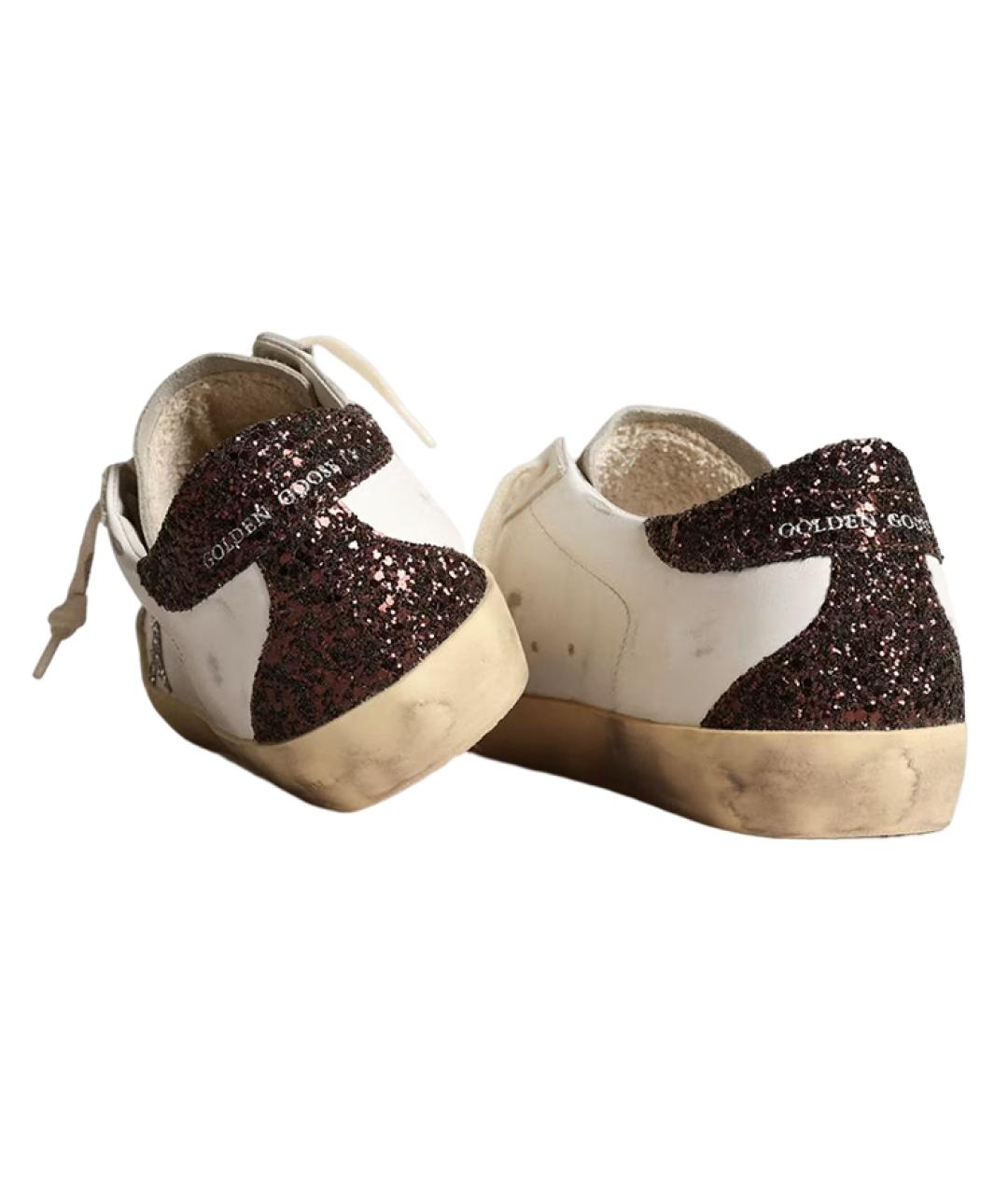 GOLDEN GOOSE DELUXE BRAND Белые кожаные кеды, фото 5