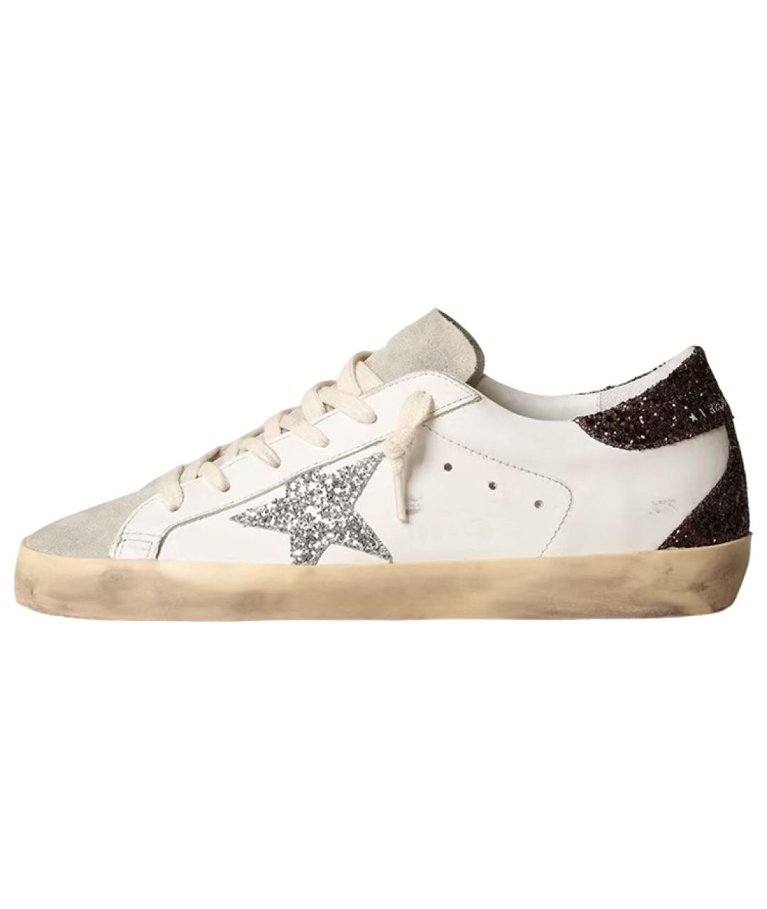 GOLDEN GOOSE DELUXE BRAND Белые кожаные кеды, фото 2