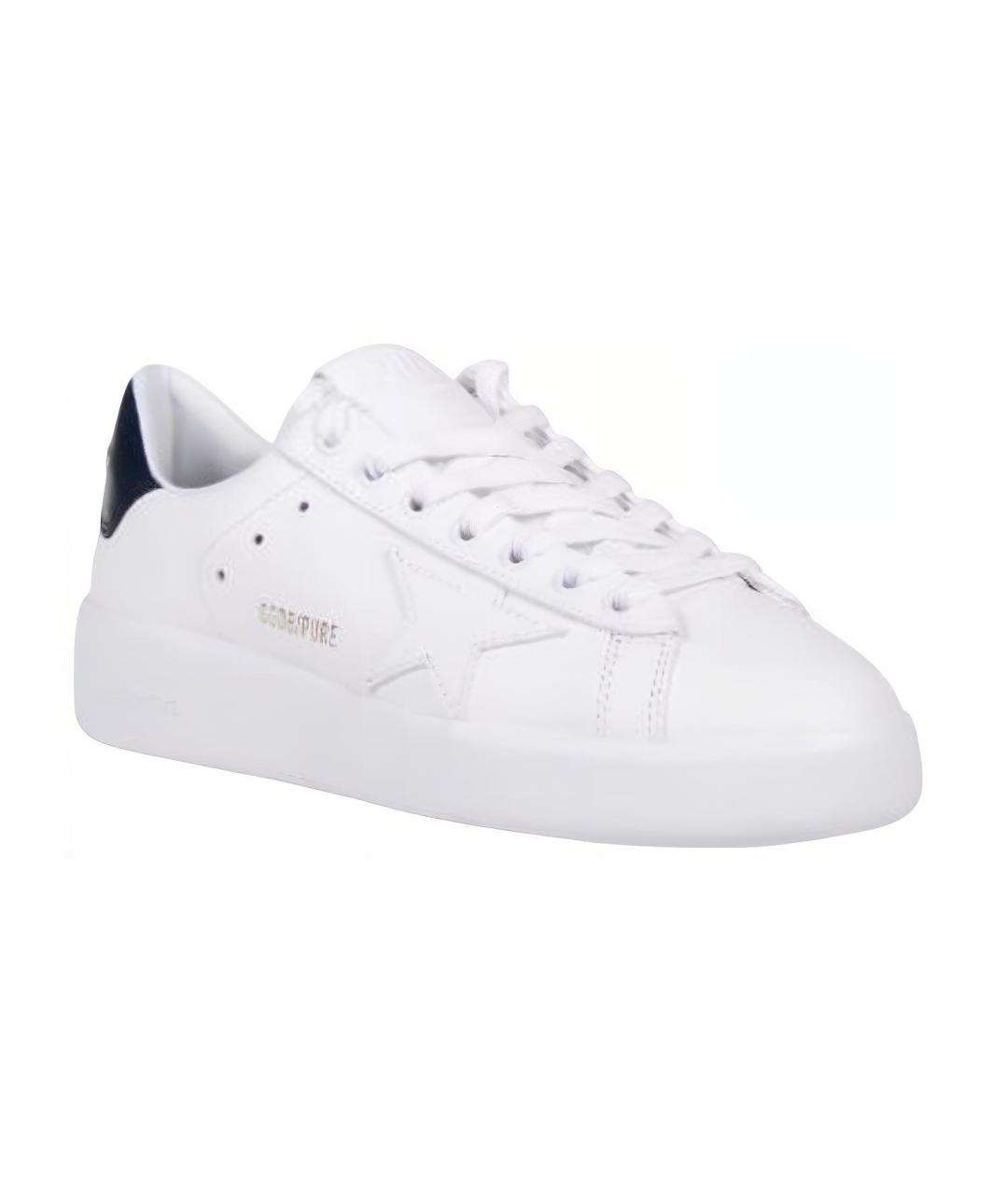 GOLDEN GOOSE DELUXE BRAND Белые кожаные кеды, фото 3