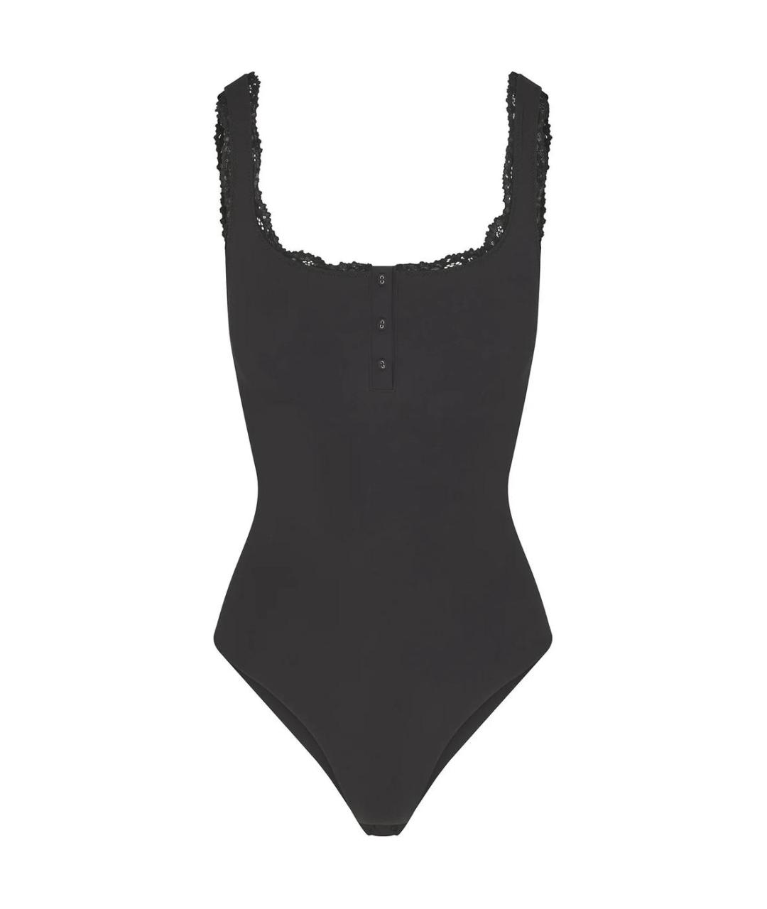 SKIMS Черное боди, фото 1