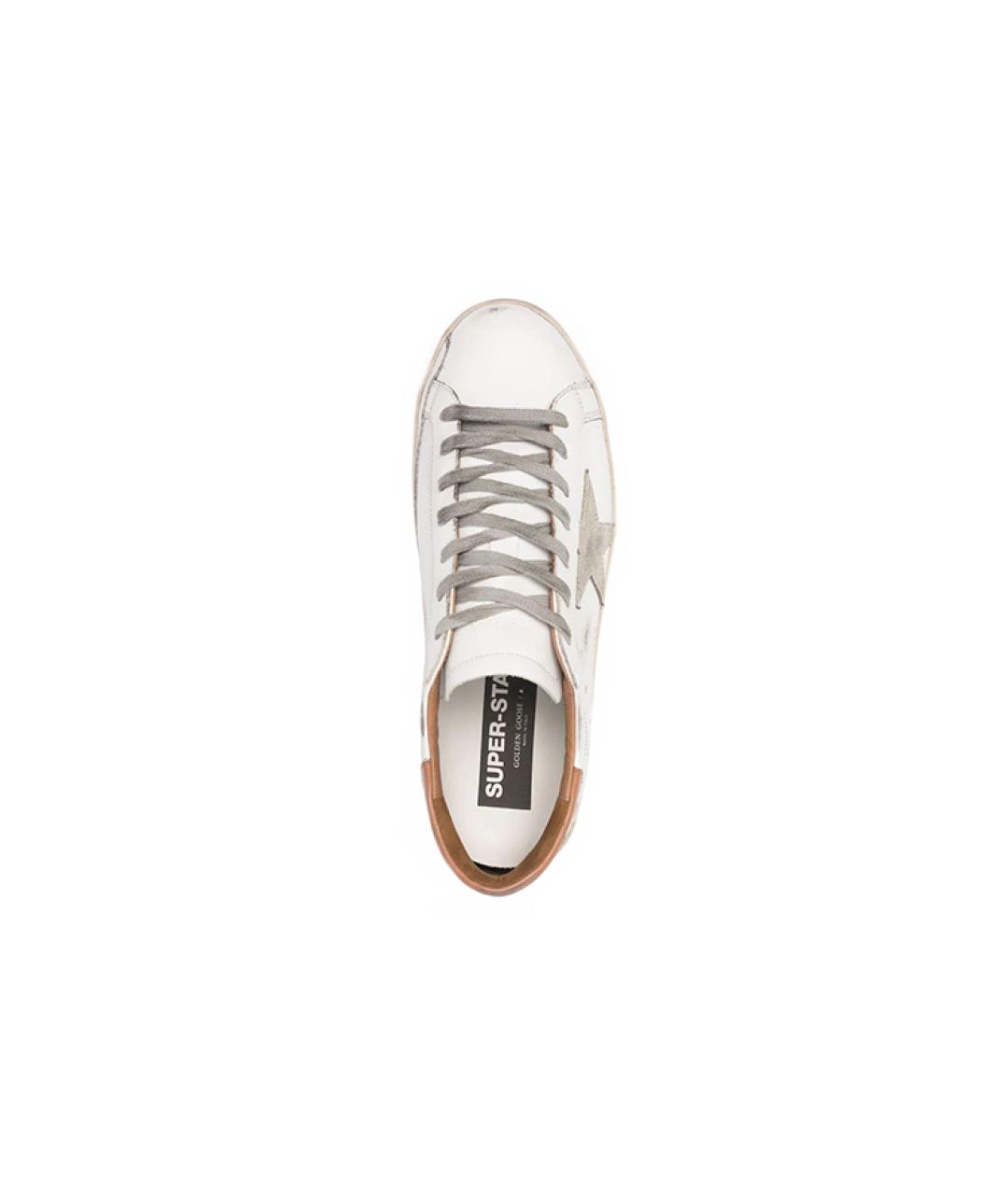 GOLDEN GOOSE DELUXE BRAND Белые кожаные кеды, фото 5