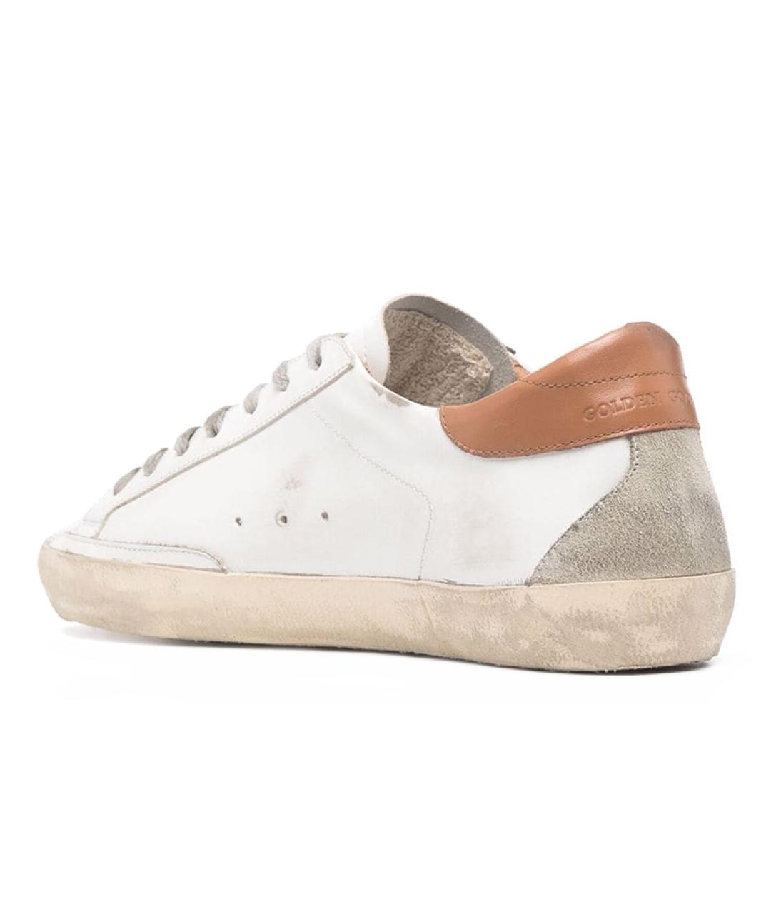 GOLDEN GOOSE DELUXE BRAND Белые кожаные кеды, фото 4