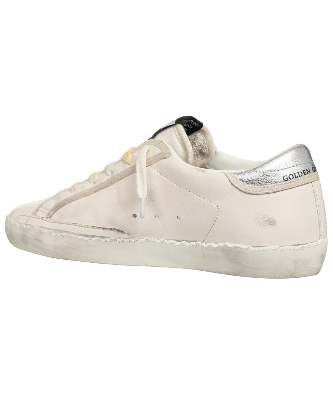 GOLDEN GOOSE DELUXE BRAND Белые кожаные кеды, фото 4