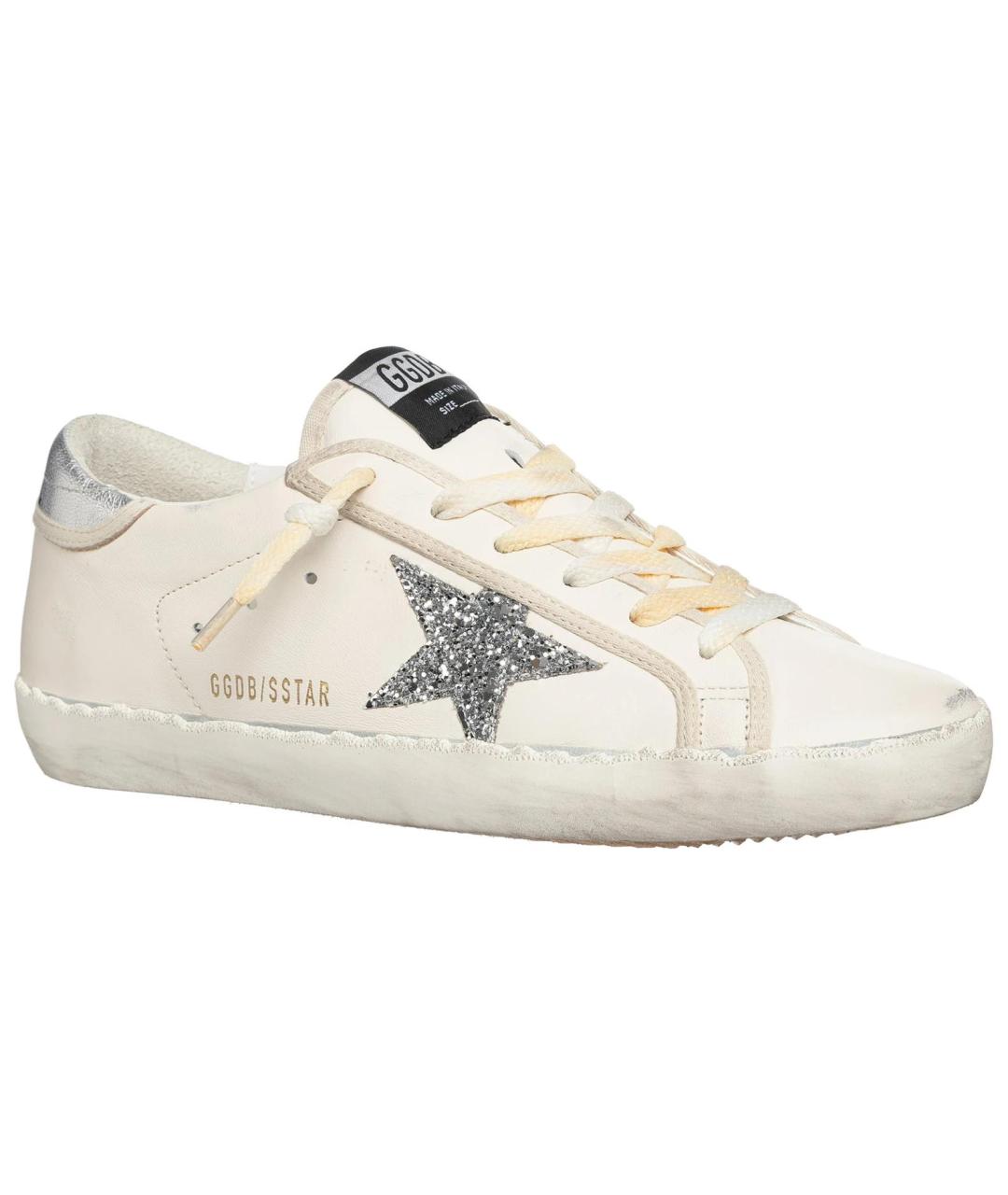 GOLDEN GOOSE DELUXE BRAND Белые кожаные кеды, фото 3