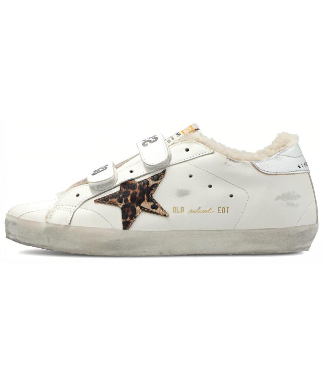 GOLDEN GOOSE DELUXE BRAND Белые кожаные кеды, фото 2