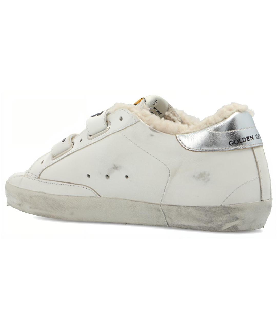 GOLDEN GOOSE DELUXE BRAND Белые кожаные кеды, фото 5