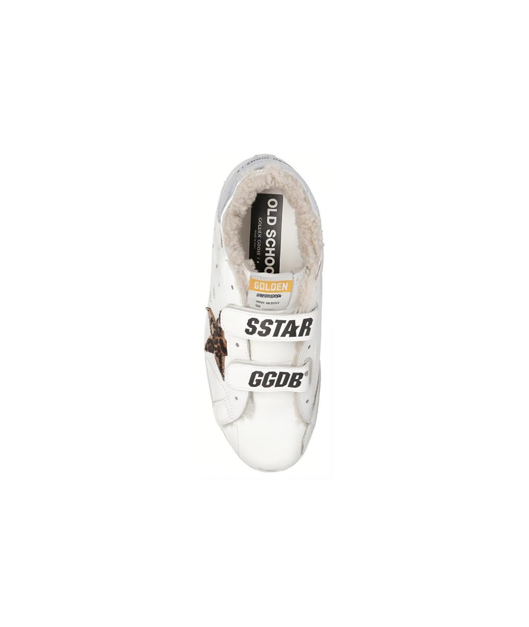 GOLDEN GOOSE DELUXE BRAND Белые кожаные кеды, фото 4