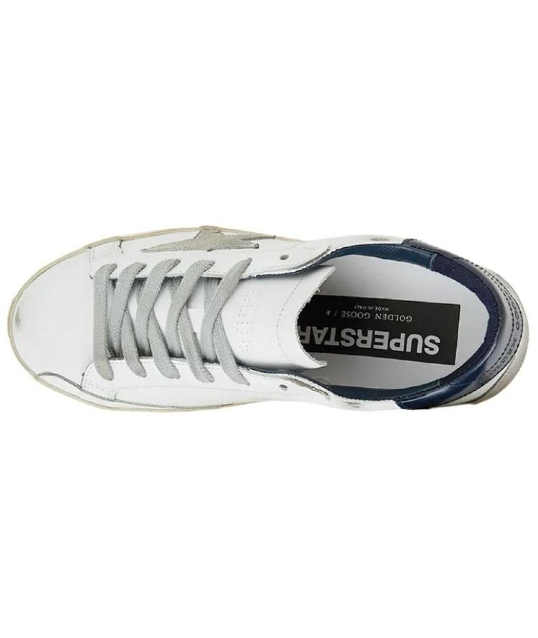 GOLDEN GOOSE DELUXE BRAND Белые кожаные кеды, фото 4