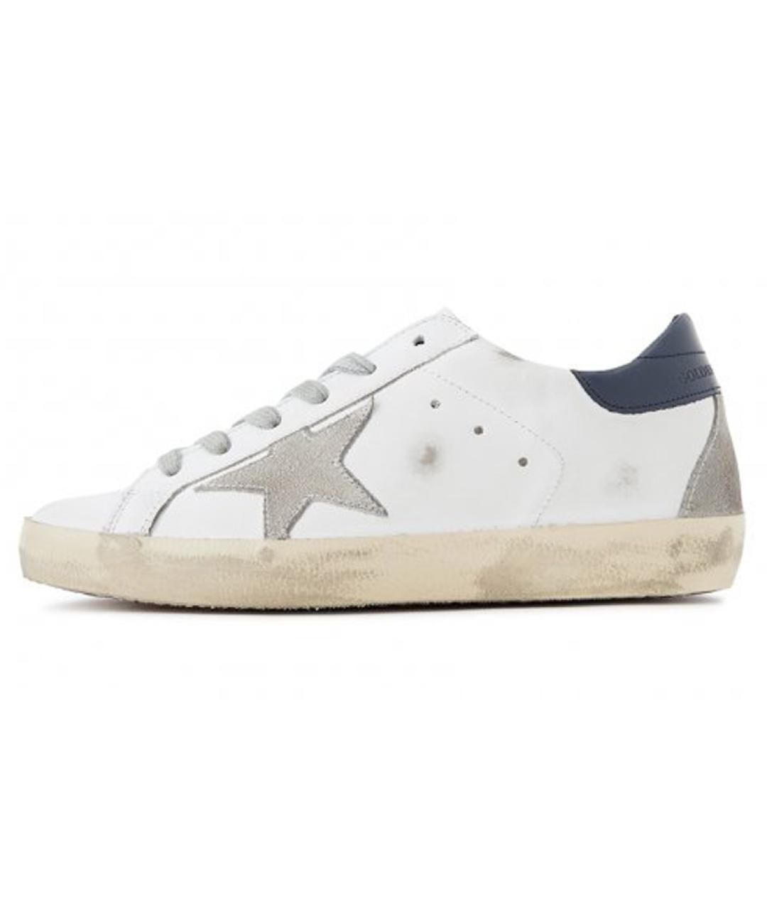 GOLDEN GOOSE DELUXE BRAND Белые кожаные кеды, фото 2