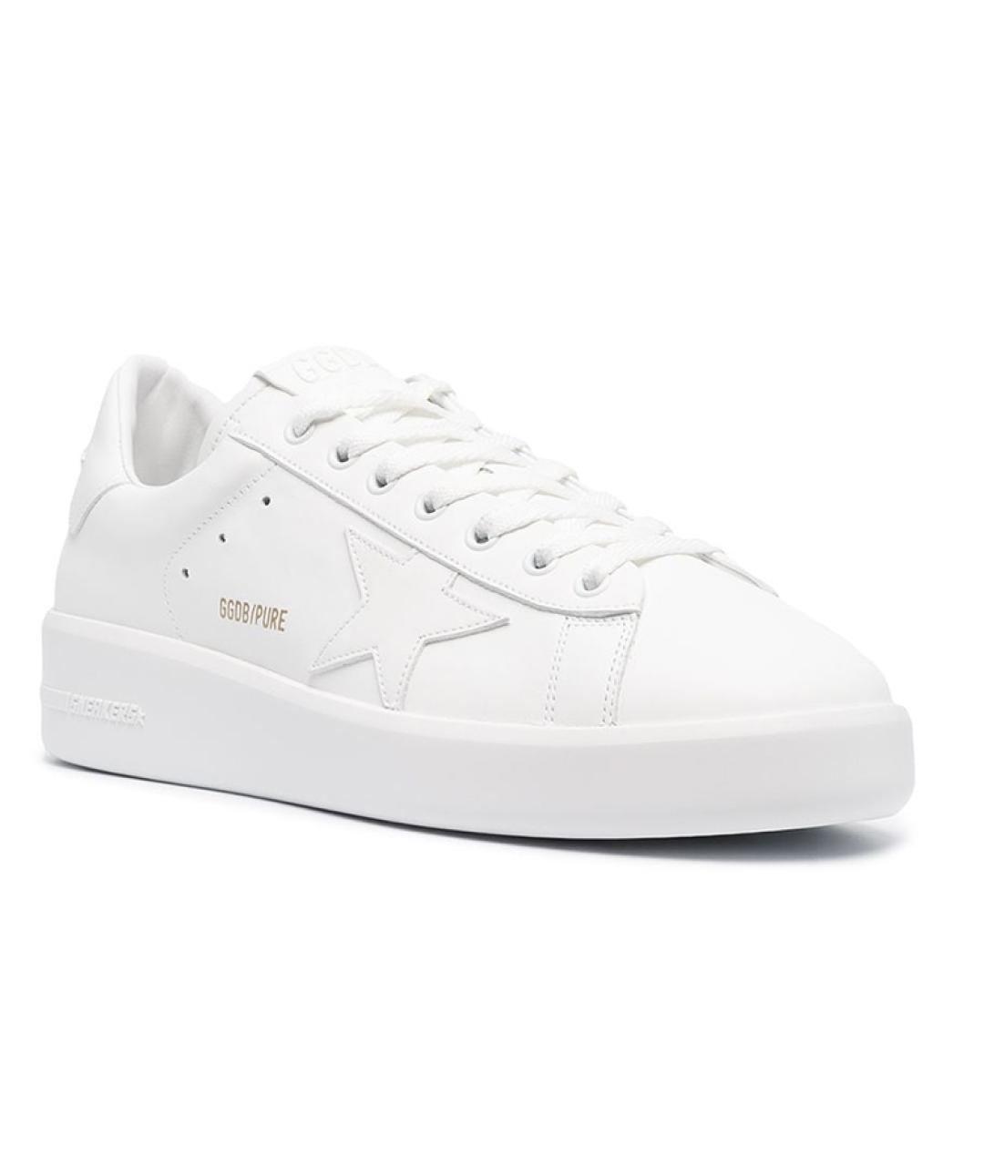 GOLDEN GOOSE DELUXE BRAND Белые кожаные кеды, фото 3