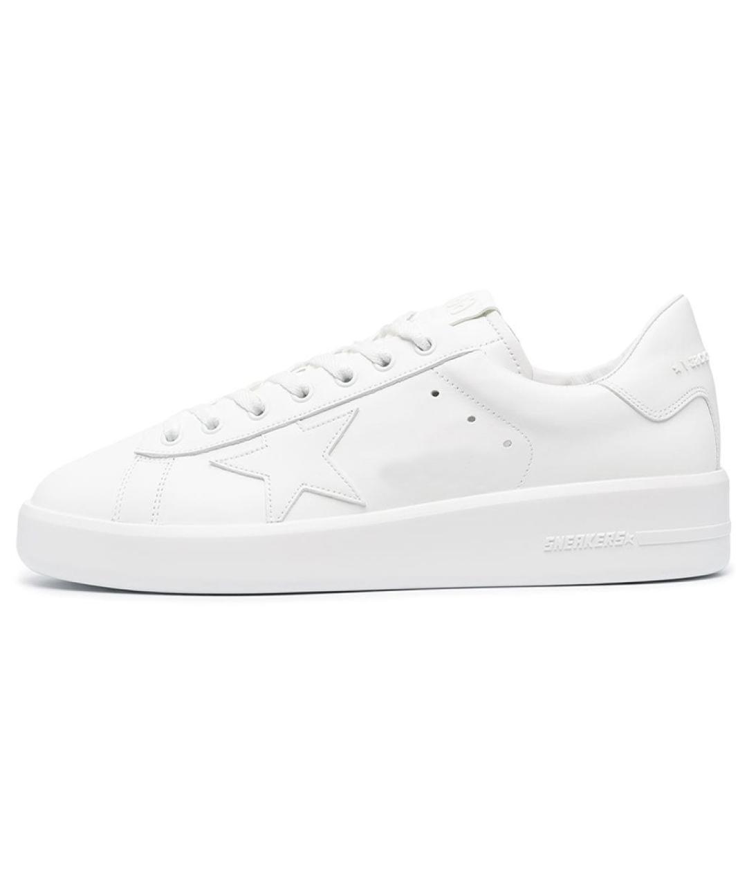GOLDEN GOOSE DELUXE BRAND Белые кожаные кеды, фото 2