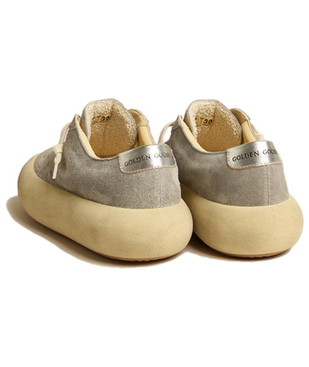 GOLDEN GOOSE DELUXE BRAND Серые замшевые кеды, фото 4