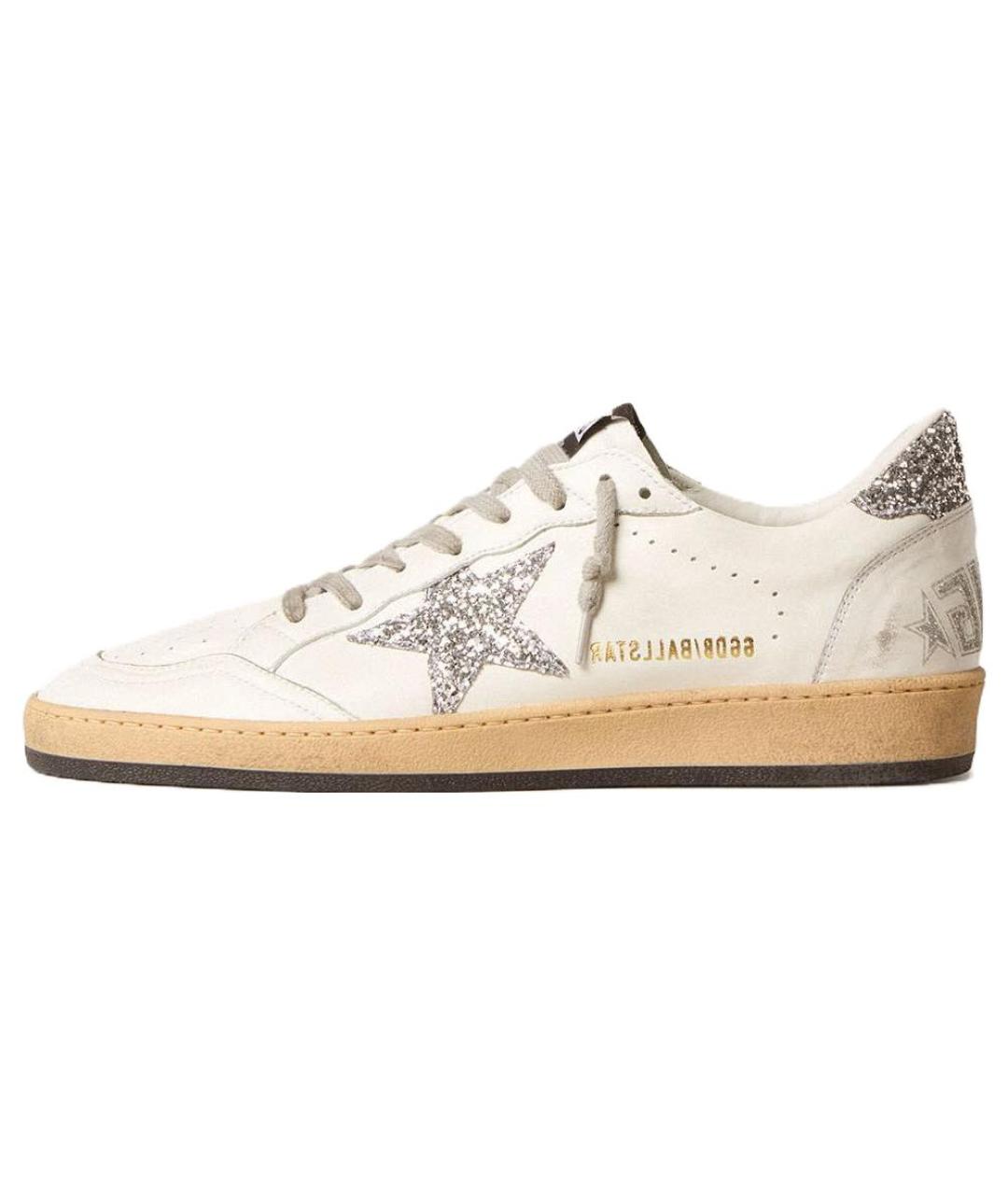 GOLDEN GOOSE DELUXE BRAND Белые кожаные кеды, фото 2