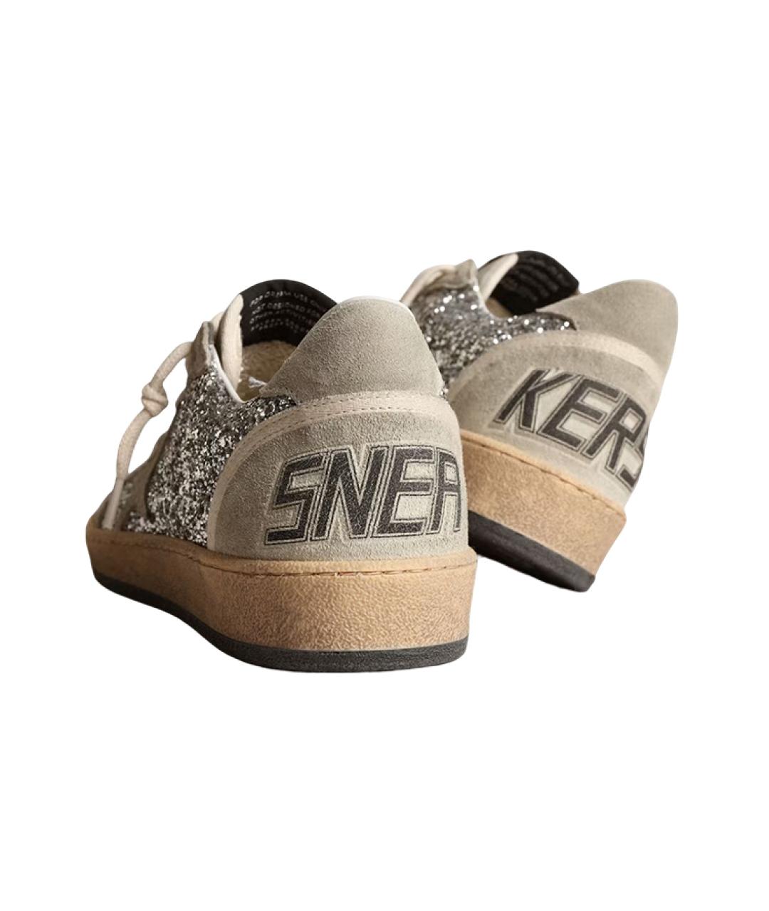 GOLDEN GOOSE DELUXE BRAND Серые замшевые кеды, фото 4