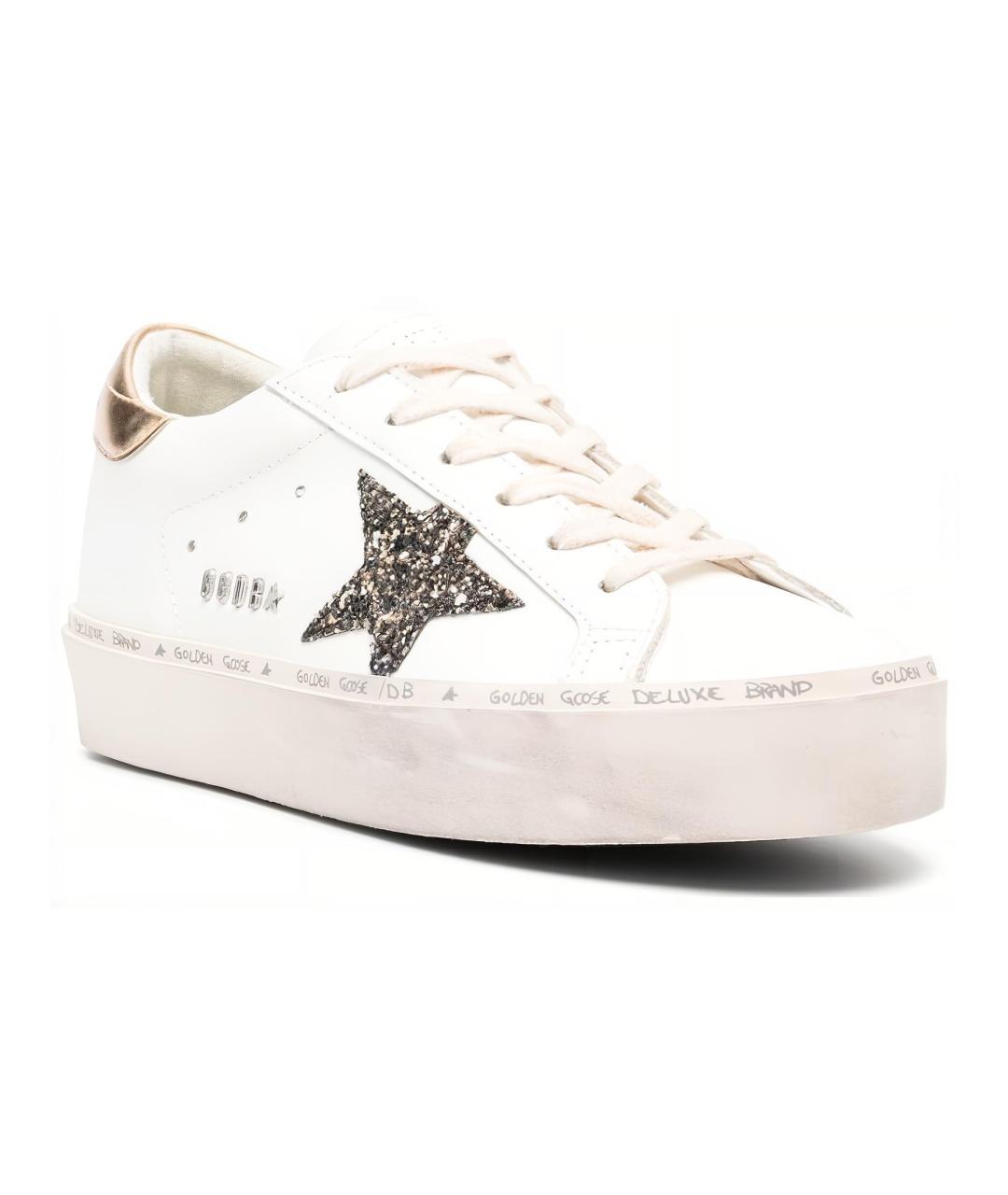 GOLDEN GOOSE DELUXE BRAND Белые кожаные кеды, фото 3