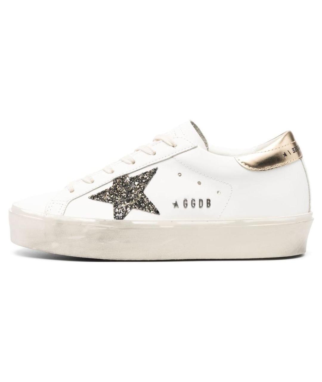GOLDEN GOOSE DELUXE BRAND Белые кожаные кеды, фото 2