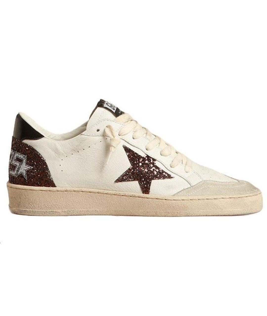 GOLDEN GOOSE DELUXE BRAND Бежевые кеды, фото 1