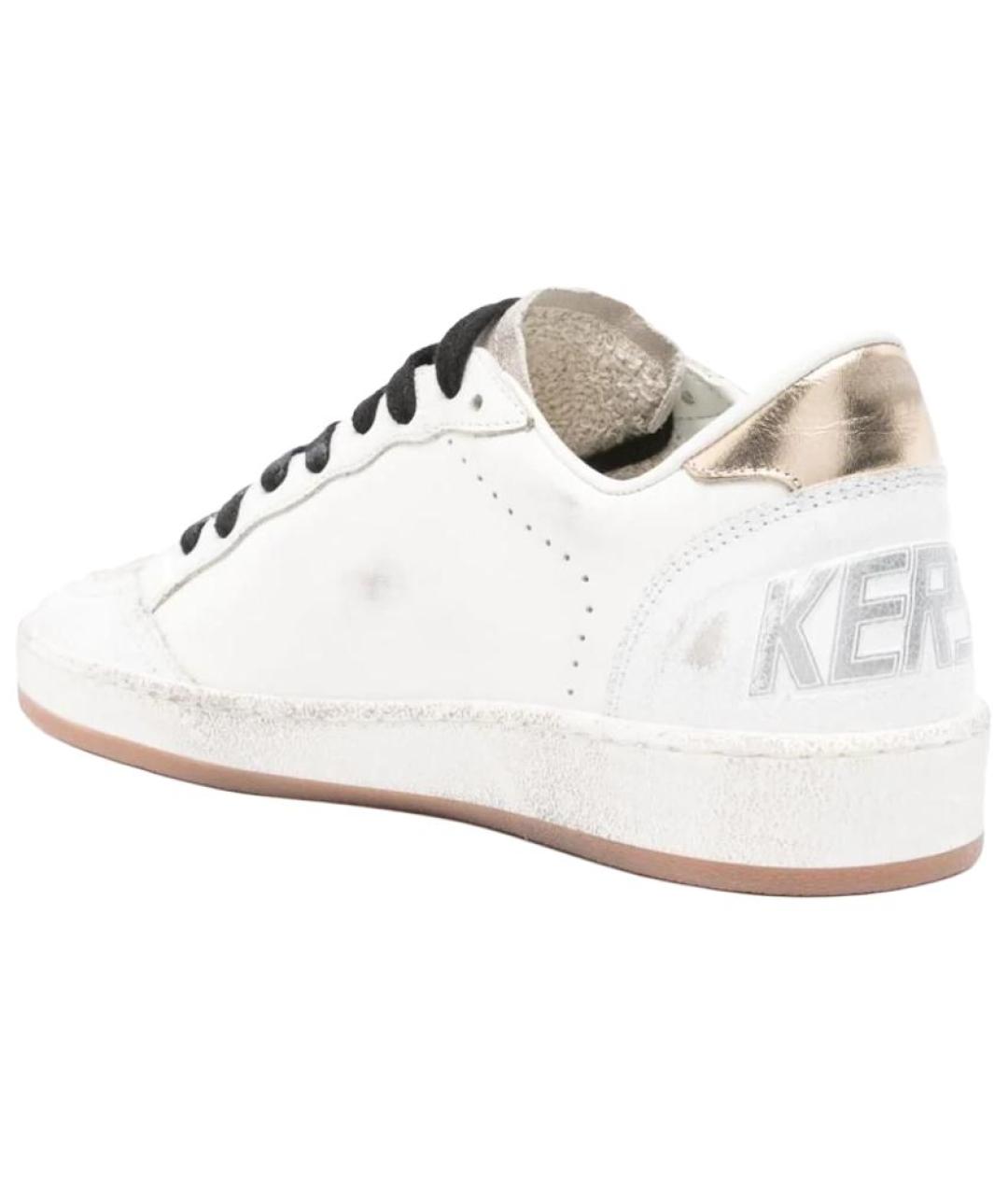GOLDEN GOOSE DELUXE BRAND Белые кожаные кеды, фото 4