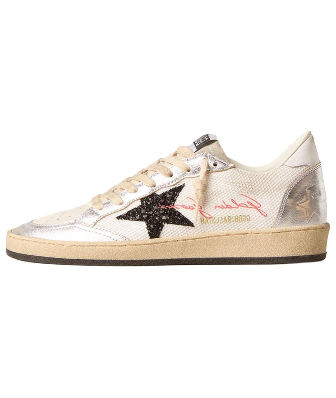 GOLDEN GOOSE DELUXE BRAND Серебряные кеды, фото 2