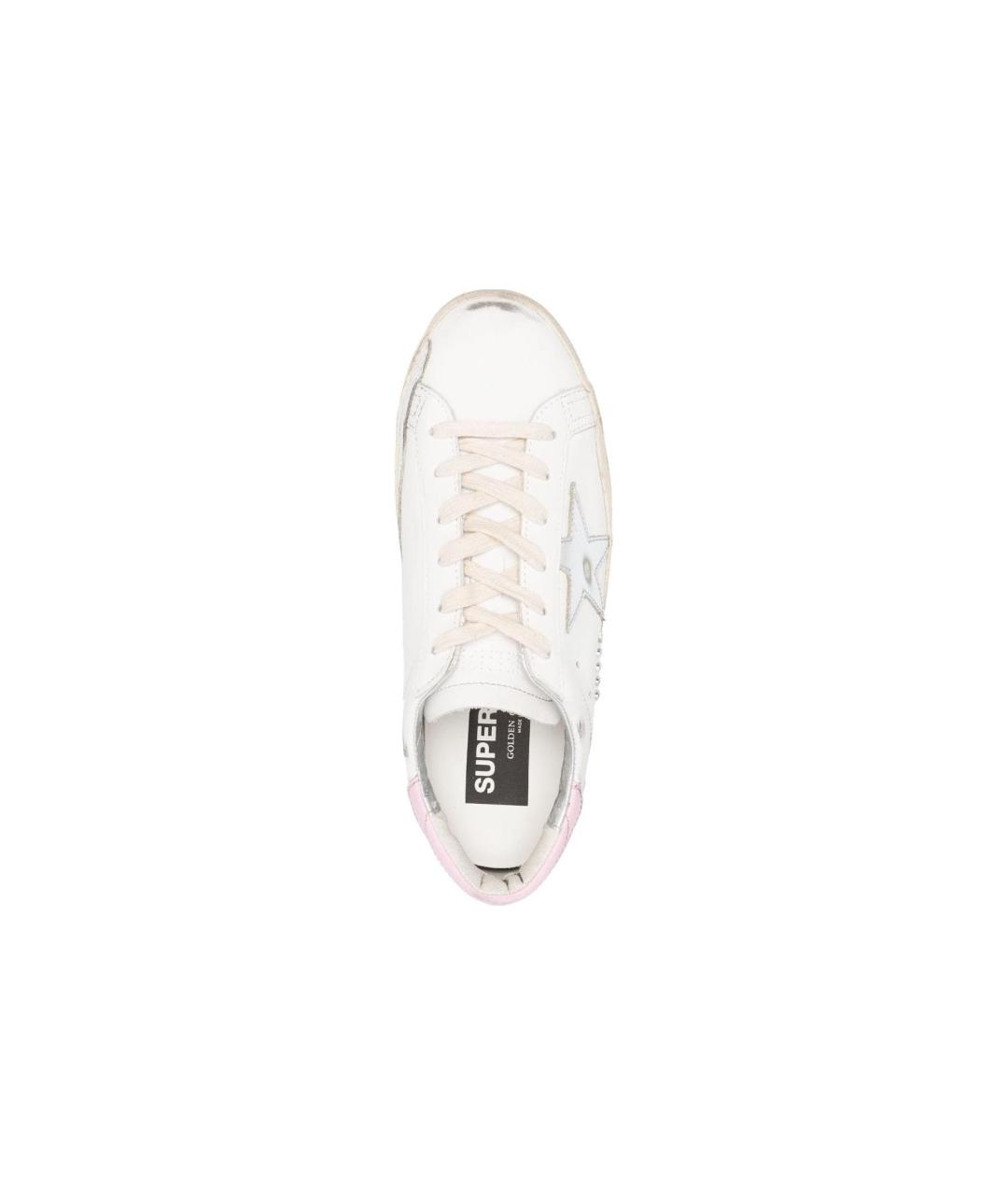 GOLDEN GOOSE DELUXE BRAND Белые кожаные кеды, фото 5