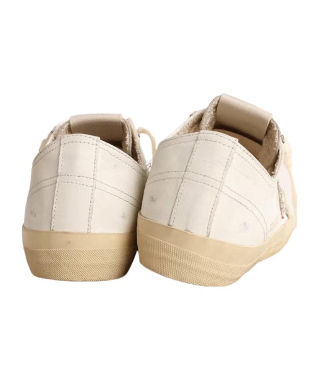 GOLDEN GOOSE DELUXE BRAND Белые кожаные кеды, фото 6