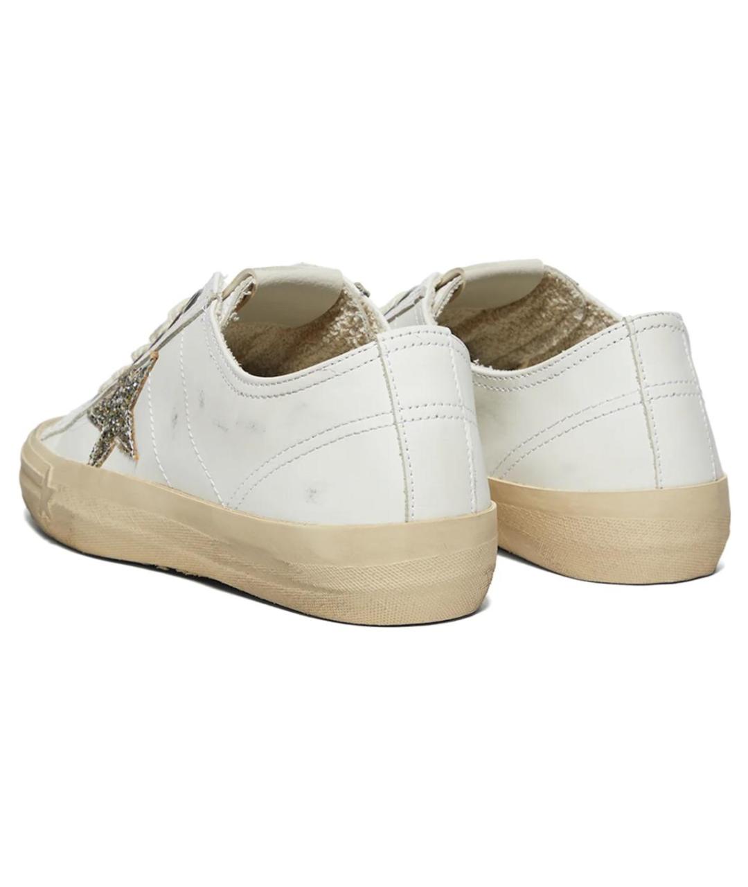 GOLDEN GOOSE DELUXE BRAND Белые кожаные кеды, фото 4