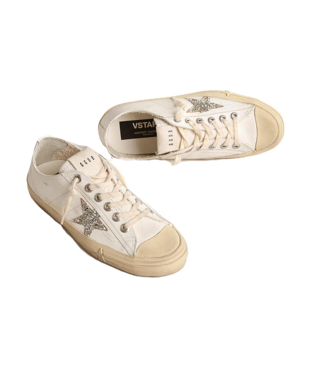 GOLDEN GOOSE DELUXE BRAND Белые кожаные кеды, фото 5
