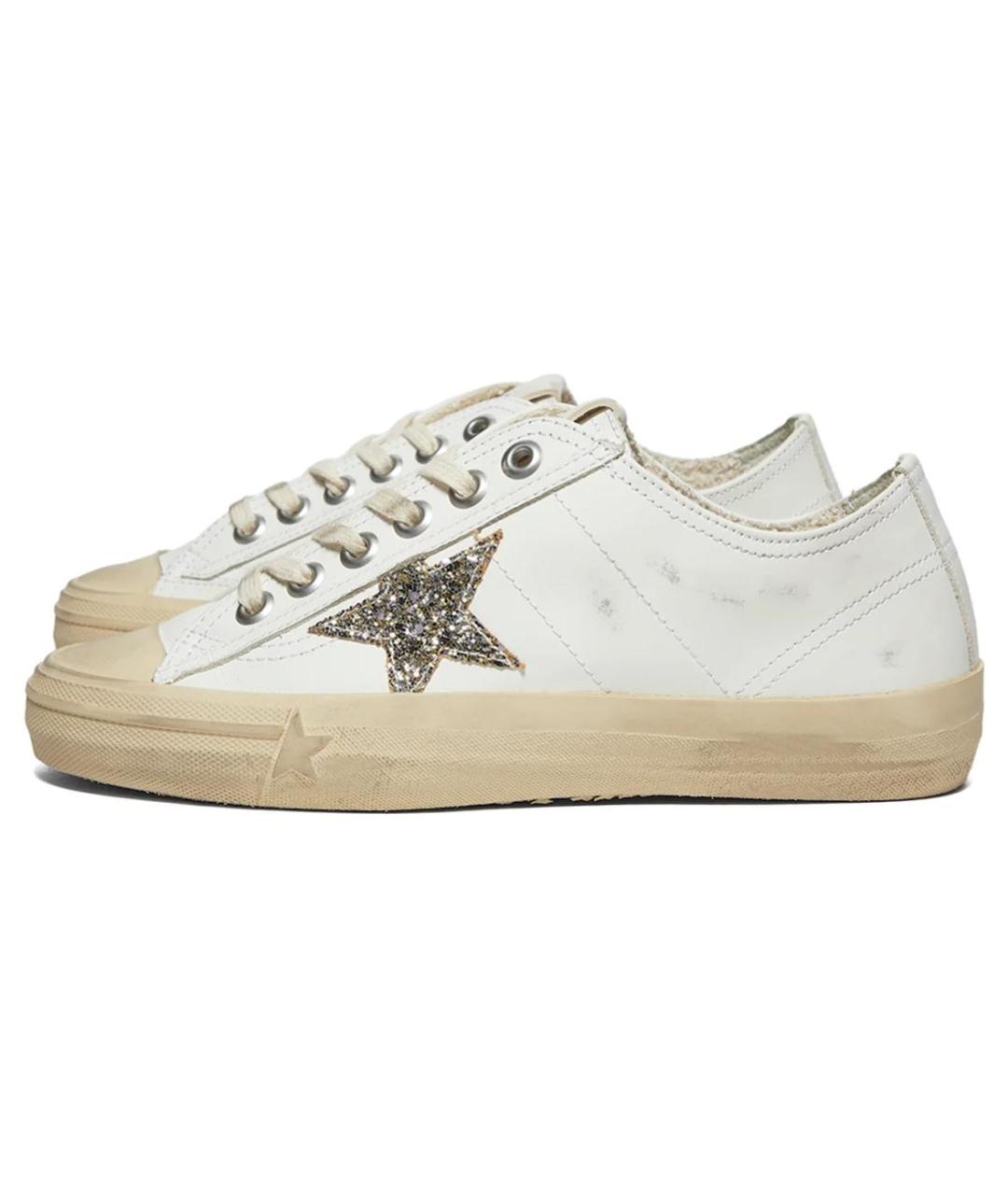 GOLDEN GOOSE DELUXE BRAND Белые кожаные кеды, фото 2