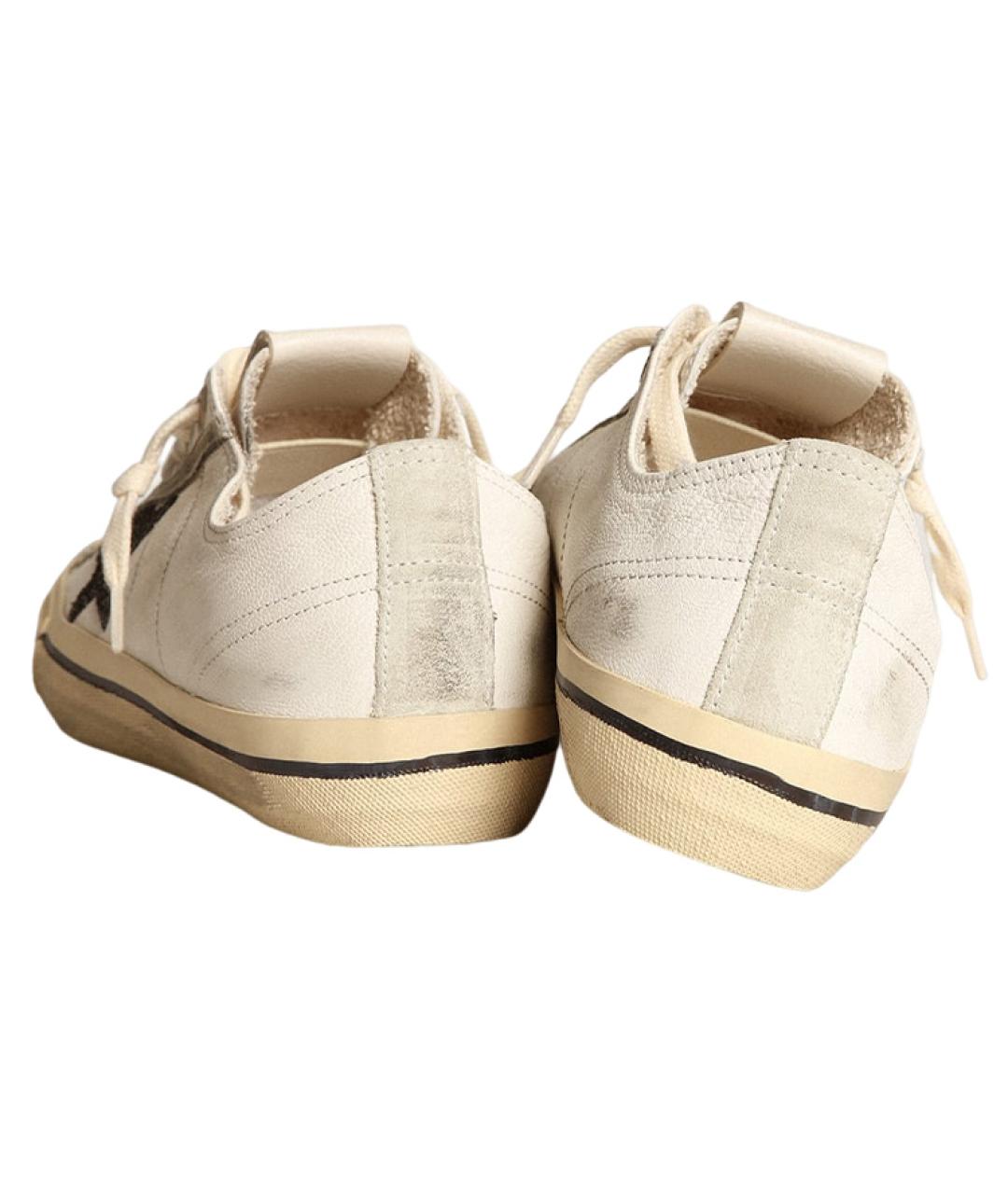 GOLDEN GOOSE DELUXE BRAND Белые кожаные кеды, фото 4