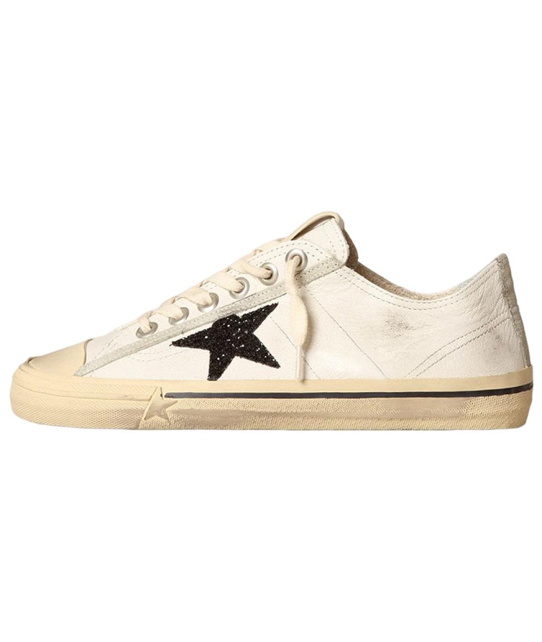 GOLDEN GOOSE DELUXE BRAND Белые кожаные кеды, фото 2
